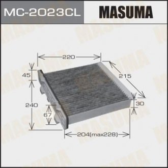 Салонний фільтр вугільний (1/40) MASUMA MC2023CL