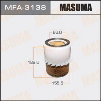 Повітряний фільтр A3015 (1/18) MASUMA MFA3138