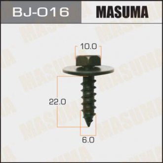Саморез 6x22 мм, уп.6шт MASUMA BJ016 (фото 1)