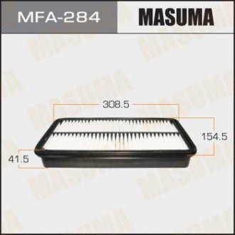 Повітряний фільтр A-161 (1/40) MASUMA MFA284 (фото 1)