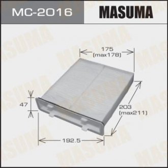 Салонный фильтр (1/40) MASUMA MC2016