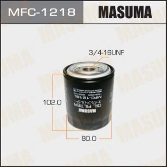 Масляный фильтр C-207L MASUMA MFC1218 (фото 1)