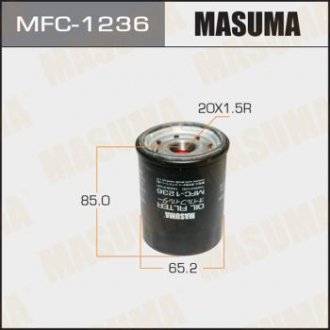 Масляный фильтр C-225 MASUMA MFC1236 (фото 1)