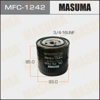 Масляный фильтр C-231 MASUMA MFC1242 (фото 1)