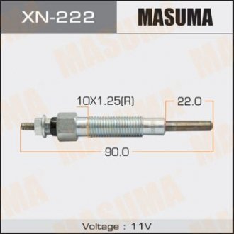 Свічка розжарювання PN-135 /TD27 (1/10/100) MASUMA XN222