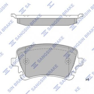 Кт. Тормозные колодки Hi-Q (SANGSIN) SP2112-R