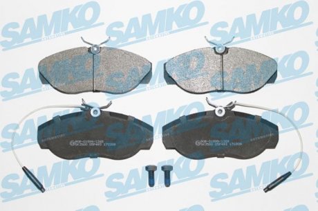 Колодки передние, 94-02 (1.4t) SAMKO 5SP493