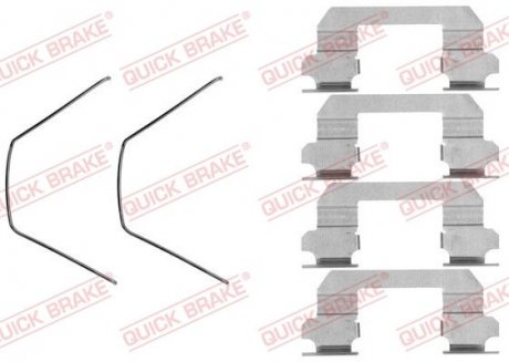 Р/к-кт тормозных колодок перед. Nissan Tiida 1.5-1.8, 07- QUICK BRAKE 109-1789