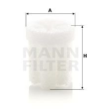 Карбамидный фильтр MANN U 1003 (10) (фото 1)