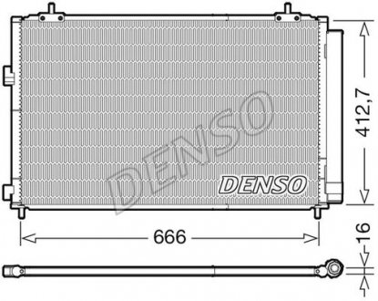 Радіатор кондиціонера DENSO DCN50059