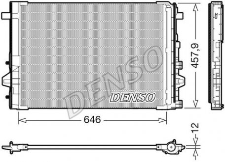 Радіатор кондиціонера DENSO DCN17059