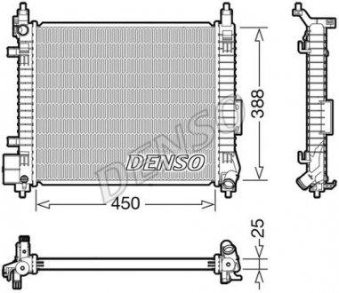 Радиатор основной DENSO DRM46061