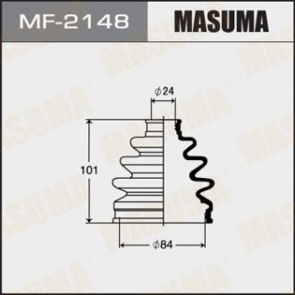 Пильовик шруса зовнішнього діаметр зовнішній87,діаметр внутр25,висота85 MASUMA MF2148 (фото 1)