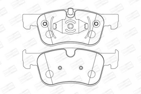 Гальмівні колодки CHAMPION 573604CH