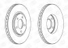 Гальмівний диск передній CHRYSLER GRAND VOYAGER, VOYAGER/ DODGE CARAVAN/ FIAT FREEMONT CHAMPION 562292CH (фото 1)