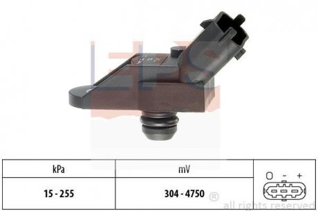 Датчик давления впускного коллектора Volvo C70 I, S40 I, S60 I, S70, S80 I, V40, V70 I, V70 II 2.0-3.0 11.96-04.10 EPS 1.993.013