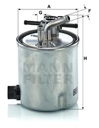 Фильтр топливный NISSAN CABSTAR III, PATROL GR 2.5-3.0 DCI 00- MANN WK9067 (фото 1)