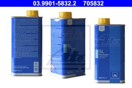 Тормозная жидкость SL DOT 4 1 L ATE 03.9901-5832.2 (фото 1)