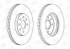 Гальмівний диск передній OPEL ASTRA, COMBO, MERIVA CHAMPION 562278CH (фото 1)