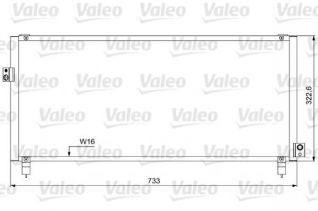 Радиатор кондиционера Valeo 814052