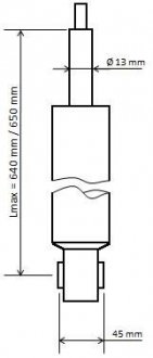 Амортизатор підвіски KYB 3448025 (фото 1)