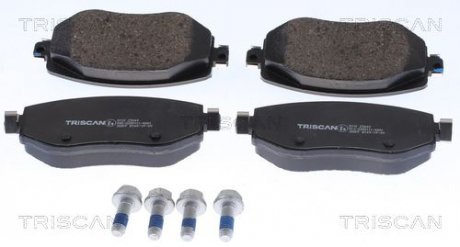 Комплект передних тормозных колодок TRISCAN 8110 25049