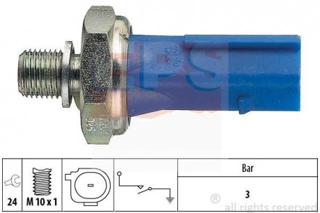 Датчик давления масла VW 2.0 12- (синій) EPS 1.800.212 (фото 1)