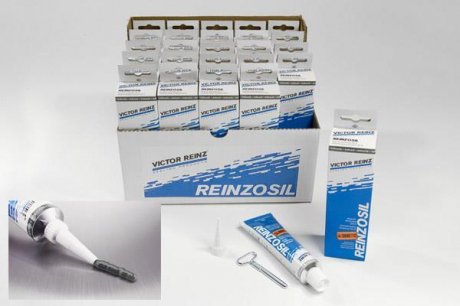 Герметик Reinzosil Tube (-50 °C +300 °C) 70 ml. (чорний) (no box) VICTOR REINZ 70-31414-10/L (фото 1)