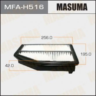 Повітряний фільтр A28011 LHD HONDA/ CR-V/ RM4 11- (1/20) MASUMA MFAH516
