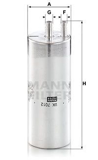 Фільтр паливний MANN WK7012