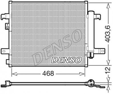Радиатор кондиционера DENSO DCN09124 (фото 1)