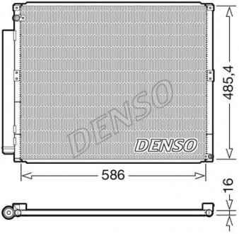 Радиатор кондиционера DENSO DCN50113