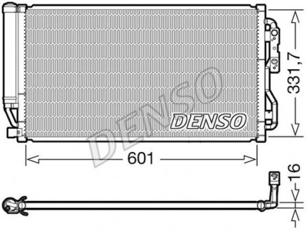 Радіатор кондиціонера DENSO DCN05035