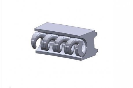 Кольца поршневые AUDI A4/A6/A8/PASSAT 2.5 TDi 97-06 (78,3mm/STD) Hastings piston ring 2D7284 (фото 1)