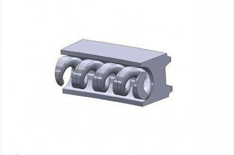 Кільця поршневі TRANSIT 2.4 TDCi 01-14 (89,9mm/STD) Hastings piston ring 2D7377