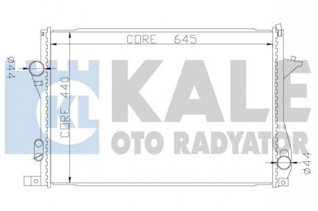 KALE BMW Радіатор охлаждения 5 E39,7 E38 520/750 Kale oto radyator 341915 (фото 1)