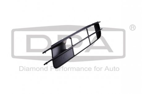 Решетка протифотуманной фары правая с отверстием (черная) Audi Q7 (06-15) Dpa 88071823402