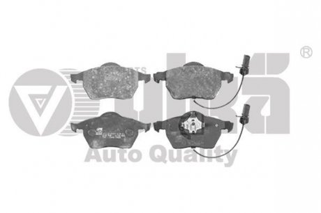 Колодки тормозные передние без датчика износа Skoda Superb (02-08)/VW Passat (97-05)/Audi A4 (03-06) Vika 66980008901