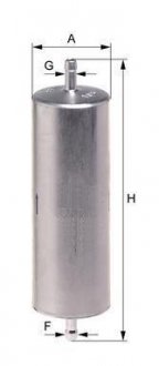 Топливный фильтр Uniflux filters XB62 (фото 1)