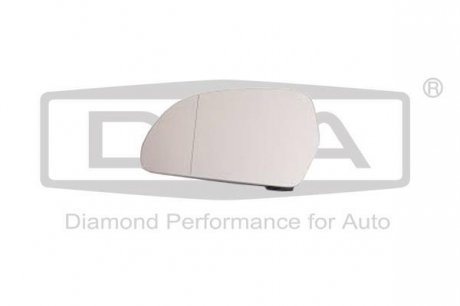 Элемент зеркальный левый с подогревом (хром) Skoda Octavia (04-13),Superb (08-15)/Audi A4 (07-15),A6 (04-11) Dpa 88570861302 (фото 1)
