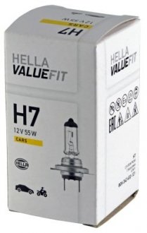 Лампа 12V H7 55W PX26d VALUEFIT HELLA 8GH 242 632-121 (фото 1)