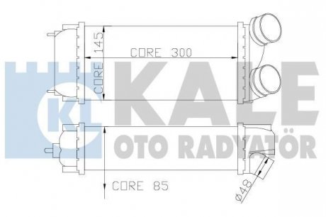 KALE CITROEN C4 I,Grand Picasso,Peugeot 307 1.6HDI 04- Kale oto radyator 344000 (фото 1)
