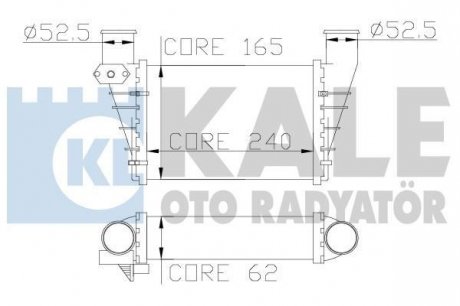 KALE VW Интеркулер Audi A4/6,Passat 1.8T/1.9TDI 97- Kale oto radyator 341900