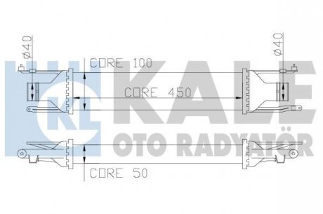 Інтеркулер Opel Corsa D Kale oto radyator 348400 (фото 1)