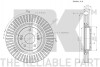 Тормозной диск Hyundai Grandeur, I40, I40 Cw, Ix35, Kona Kia Cadenza I, CeeD, Optima, Soul Ii 1.0-Electric 01.10- NK 203443 (фото 3)