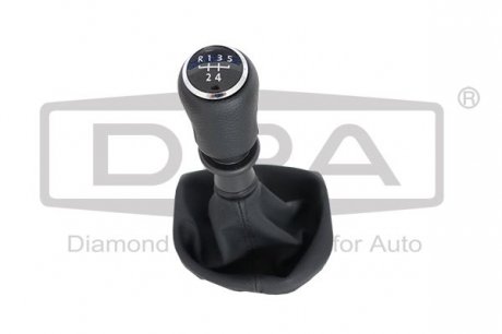 Ручка КПП із пильником чорний 5 ступ без рамки VW T6 (16-19) Dpa 77111642602 (фото 1)