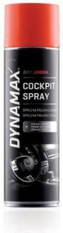 Средство для полировки и защиты приборных панелей (клубника) DXI1 COCKPIT SPRAY STRAWBERRY (500ML) Dynamax 606138