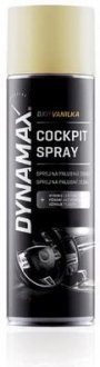 Засіб для полірування та захисту приладових панелей (ваніль)DXI1 COCKPIT SPRAY VANILLA (500ML) Dynamax 606137