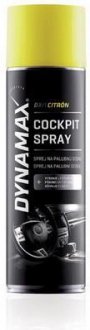 Засіб для полірування та захисту приладових панелей (лимон) DXI1 COCKPIT SPRAY LEMON (500ML) Dynamax 606136