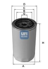 Фільтр оливний UFI 2328100 (фото 1)